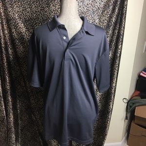 Grey golf shirt